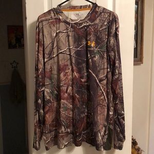 Under Armour camo long sleeve Heat Gear tee